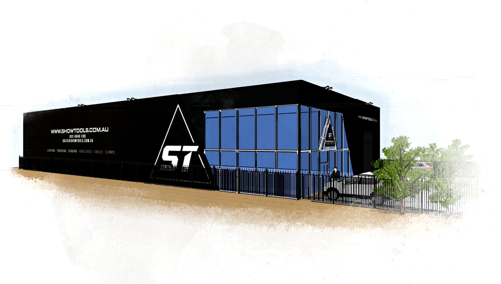 Showtools Facade Concept Design